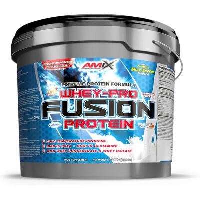 Amix Whey Pure Fusion Banán 4Kg Proteinový Prášek - Vysoce Kvalitní, Podporuje Regeneraci Amix Whey Pure Fusion Banán 4Kg Proteinový Prášek - Vysoce Kvalitní, Podporuje Regeneraci