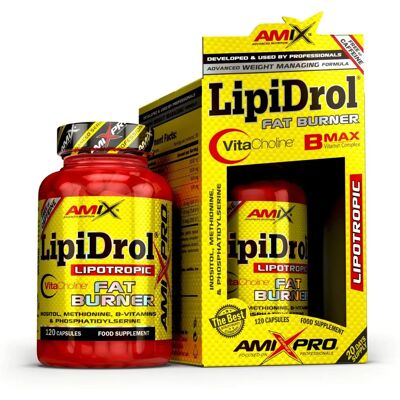 Amix LipiDrol Fat Burner - Kontrola Hmotnosti - 120 Kapslí Amix LipiDrol Fat Burner - Kontrola Hmotnosti - 120 Kapslí