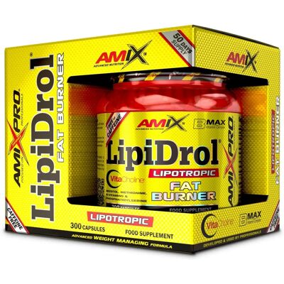 Amix LipiDrol Fat Burner - 300 Kapsułek - Kontrola Wagi, Bez Kofeiny Amix LipiDrol Fat Burner - 300 Kapsułek - Kontrola Wagi, Bez Kofeiny