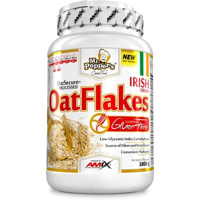 Amix Nutrition Bezlepkové Ovesné Vločky - 1kg - Produkt na kontrolu hmotnosti Amix Nutrition Bezlepkové Ovesné Vločky - 1kg - Produkt na kontrolu hmotnosti