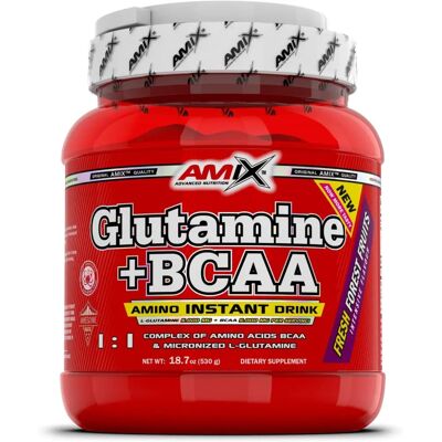 Amix Glutamin + BCAA - Podpora regenerace svalů Amix Glutamin + BCAA - Podpora regenerace svalů