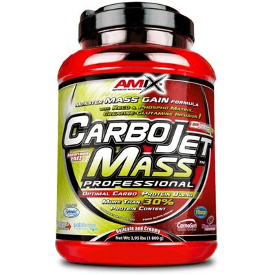 Amix CarboJet Mass Professional - Přibírání, Vanilka, 1,8kg Amix CarboJet Mass Professional - Přibírání, Vanilka, 1,8kg