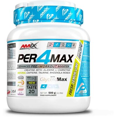 Amix Per4Max Citrón - Předtréninkový doplněk Amix Per4Max Citrón - Předtréninkový doplněk