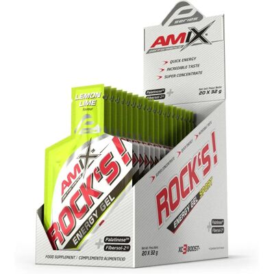 Gel Energético Amix Performance Rock's Limón-Lima - Gel de Energía Gel Energético Amix Performance Rock's Limón-Lima - Gel de Energía
