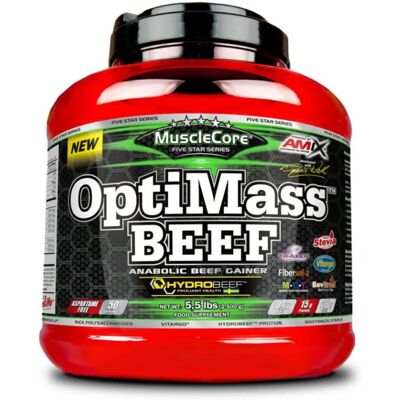 Amix Optimass Gainer Wołowy - Mięśnie i Siła Amix Optimass Gainer Wołowy - Mięśnie i Siła