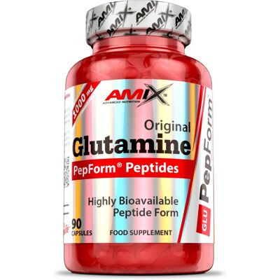 Amix Nutrition Glutamin PepForm Peptides - 90 Kapslí - Podpora svalové regenerace Amix Nutrition Glutamin PepForm Peptides - 90 Kapslí - Podpora svalové regenerace