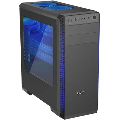 Evolveo T3 PC skříňka - Podporuje ATX a Micro ATX, Průhledný boční panel Evolveo T3 PC skříňka - Podporuje ATX a Micro ATX, Průhledný boční panel