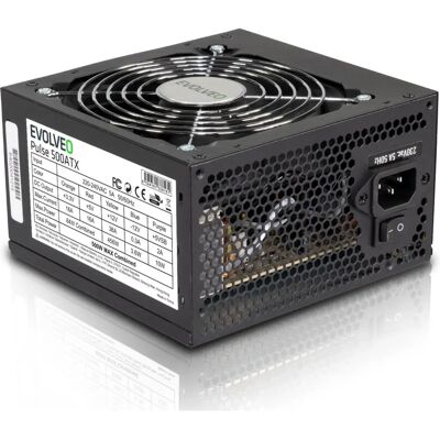Evolveo 500W ATX Napájecí zdroj - Tichý, Černý Evolveo 500W ATX Napájecí zdroj - Tichý, Černý