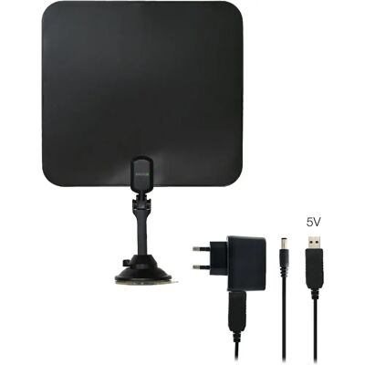 Antena TV de interior Evolveo Xany 2C LTE - 41 dB, Negru Antena TV de interior Evolveo Xany 2C LTE - 41 dB, Negru