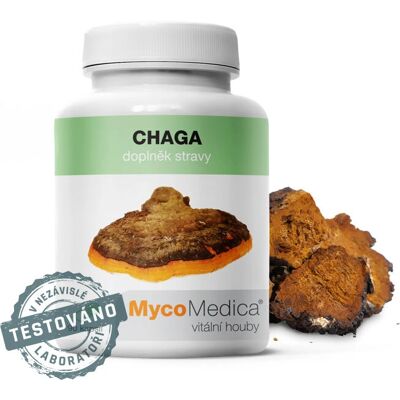 MycoMedica Inonotus obliquus - Vysoce kvalitní Chaga - Bylinný doplněk MycoMedica Inonotus obliquus - Vysoce kvalitní Chaga - Bylinný doplněk