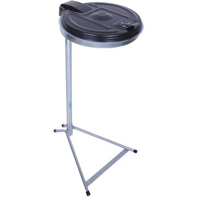 Soporte para bolsas de basura Kaiserkraft - 120 L, acero galvanizado Soporte para bolsas de basura Kaiserkraft - 120 L, acero galvanizado