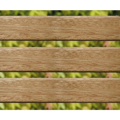 Banco de madera maciza Kaiserkraft - Meranti natural - Asiento de parque Banco de madera maciza Kaiserkraft - Meranti natural - Asiento de parque