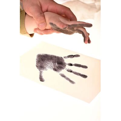 Zestaw odcisków Baby Dab Stóp i Rąk Szary - Zestaw odcisków dla dzieci Zestaw odcisków Baby Dab Stóp i Rąk Szary - Zestaw odcisków dla dzieci