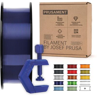 Prusament Ultramarine Blue PETG - Filament 1kg - Publicité Prusament Ultramarine Blue PETG - Filament 1kg - Publicité