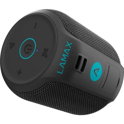 Haut-parleur Bluetooth portable Lamax Sounder Mini - 15W, son 360° - Publicité Haut-parleur Bluetooth portable Lamax Sounder Mini - 15W, son 360° - Publicité