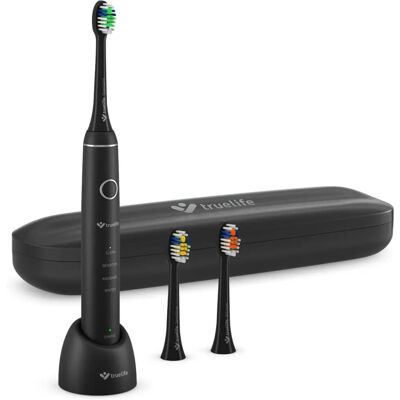 TrueLife SonicBrush Compact Černá - Zubní kartáček - Sonic, Mezizubní, Masáž dásní TrueLife SonicBrush Compact Černá - Zubní kartáček - Sonic, Mezizubní, Masáž dásní