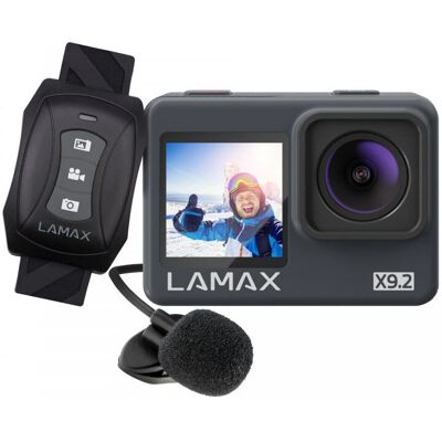 Caméra d'action Lamax X9.2 - 4K, Stabilisation, Double Écran - Publicité Caméra d'action Lamax X9.2 - 4K, Stabilisation, Double Écran - Publicité