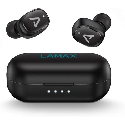Casque In-ear sans fil Lamax Dots3 Play - Bluetooth - 8h autonomie - USB-C - Publicité Casque In-ear sans fil Lamax Dots3 Play - Bluetooth - 8h autonomie - USB-C - Publicité