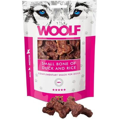 Woolf Snack Osso di Anatra e Riso - 100 g Woolf Snack Osso di Anatra e Riso - 100 g