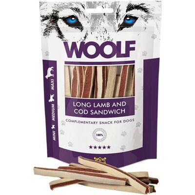 Woolf Woolf Panino Snack Agnello & Merluzzo - Ricompensa per cani Woolf Woolf Panino Snack Agnello & Merluzzo - Ricompensa per cani