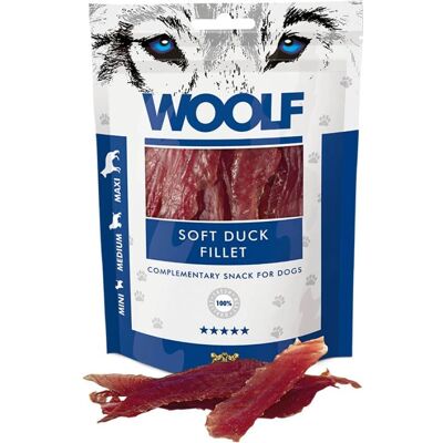 Woolf ankkfilet hundgodis - Naturlig, 100g Woolf ankkfilet hundgodis - Naturlig, 100g