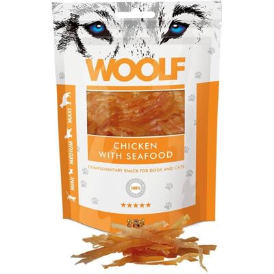 Woolf Kyckling med Skaldjur - Djur Snacks Woolf Kyckling med Skaldjur - Djur Snacks