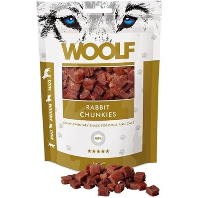 Snack di Coniglio Woolf 100 g - Ricompense per Cani e Gatti Snack di Coniglio Woolf 100 g - Ricompense per Cani e Gatti