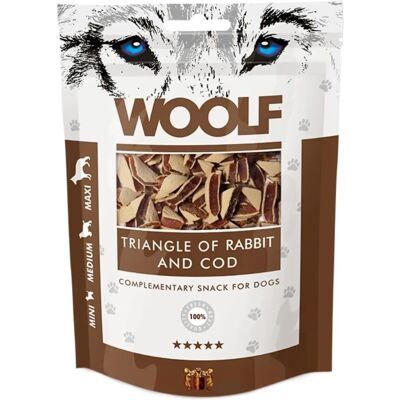 Woolf Kanin & Torsk Hundgodis - Naturligt, 100g Woolf Kanin & Torsk Hundgodis - Naturligt, 100g