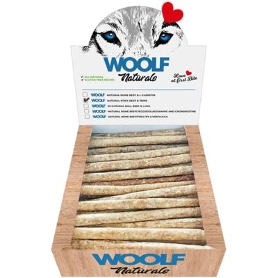 Palitos de Carne y Tripas Woolf - Snacks para perros Palitos de Carne y Tripas Woolf - Snacks para perros