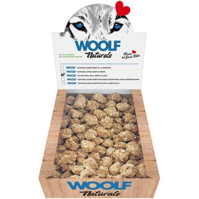 Woolf Beef Lung Balls - Organic Dog Treats - 900g Woolf Beef Lung Balls - Organic Dog Treats - 900g