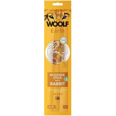 Friandises Woolf Earth au collagène - Lapin - Gâteries - Publicité Friandises Woolf Earth au collagène - Lapin - Gâteries - Publicité
