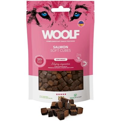 Woolf Salmón Snack Semihúmedo para Perros - Comida para Perros Woolf Salmón Snack Semihúmedo para Perros - Comida para Perros