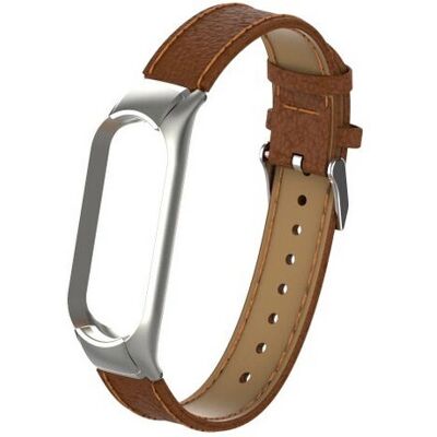 Deveroux Lederarmband für Xiaomi Mi Band 5 - Smartwatch-Zubehör Deveroux Lederarmband für Xiaomi Mi Band 5 - Smartwatch-Zubehör