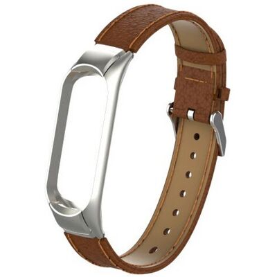 Deveroux Leder Smartband - Xiaomi Mi Band 3/4 Zubehör Deveroux Leder Smartband - Xiaomi Mi Band 3/4 Zubehör