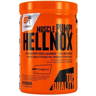 Extrifit Hellnox 620 g - Příchuť jablko - Předtréninkový doplněk pro růst svalů Extrifit Hellnox 620 g - Příchuť jablko - Předtréninkový doplněk pro růst svalů