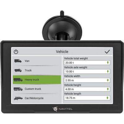 GPS Navigátor Navitel E777 Truck - 7" Dotykový Černý Displej GPS Navigátor Navitel E777 Truck - 7" Dotykový Černý Displej