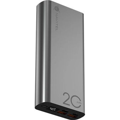 Navitel PWR20 Aluminium Silber Powerbank - Power Bank Navitel PWR20 Aluminium Silber Powerbank - Power Bank