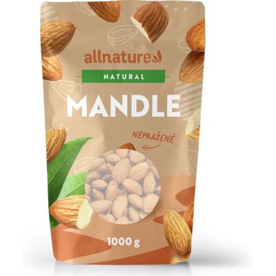 Allnature Naturalne migdały 1000 g - Orzechy Allnature Naturalne migdały 1000 g - Orzechy
