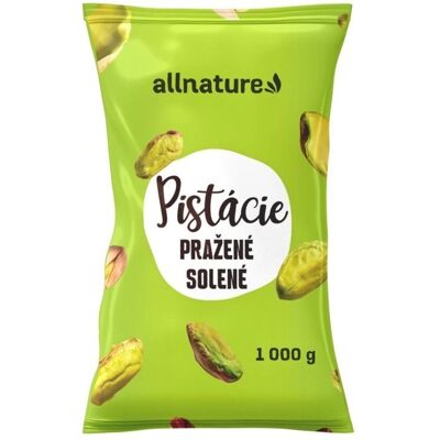 Allnature Solené pistácie 1000g - Ořechy Allnature Solené pistácie 1000g - Ořechy