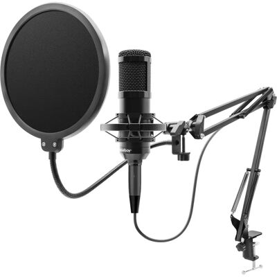 Microphone Niceboy VOICE Handle - Cardioïde USB Studio - Publicité Microphone Niceboy VOICE Handle - Cardioïde USB Studio - Publicité
