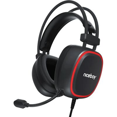 Niceboy ORYX X330 Cubix Headset - Virtueller 7.1 Surround, USB, Schwarz Niceboy ORYX X330 Cubix Headset - Virtueller 7.1 Surround, USB, Schwarz