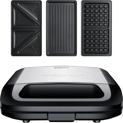 NICEBOY Snacker S3 Sandwich Maker - Multifunktionaler 3-in-1 Grill, Waffeln, Toast NICEBOY Snacker S3 Sandwich Maker - Multifunktionaler 3-in-1 Grill, Waffeln, Toast