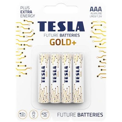 Piles Tesla LR03 AAA Alcalines - Pile - Publicité Piles Tesla LR03 AAA Alcalines - Pile - Publicité