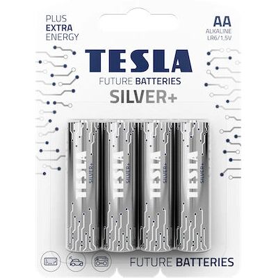 Tesla Silber AA Batterien - Für Hochleistungsgeräte Tesla Silber AA Batterien - Für Hochleistungsgeräte