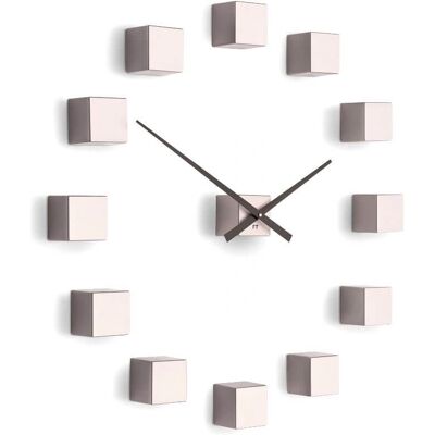 Nálepka nástěnné hodiny Future Time Cubic Pink - Nástěnné hodiny s nálepkou Nálepka nástěnné hodiny Future Time Cubic Pink - Nástěnné hodiny s nálepkou