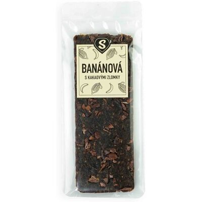 Svět plodů Banánová tyčinka - Banán, Kakaové zlomky, 1kg Svět plodů Banánová tyčinka - Banán, Kakaové zlomky, 1kg