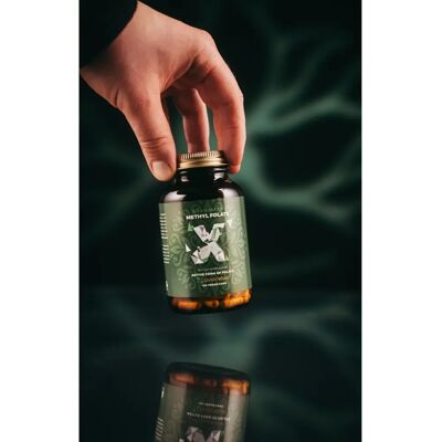 BrainMax Methyl Folate - Wspiera podział komórek i DNA - 400 mcg, 100 wegetariańskich kapsułek BrainMax Methyl Folate - Wspiera podział komórek i DNA - 400 mcg, 100 wegetariańskich kapsułek