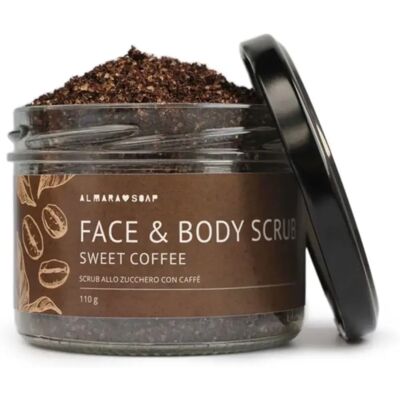 Almara Soap Sweet Coffee Face & Body Scrub - Exfoliant Almara Soap Sweet Coffee Face & Body Scrub - Exfoliant