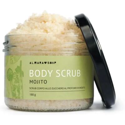 Almara Soap Body and Facial Scrub - Mojito - Exfoliating Salt & Sugar Almara Soap Body and Facial Scrub - Mojito - Exfoliating Salt & Sugar