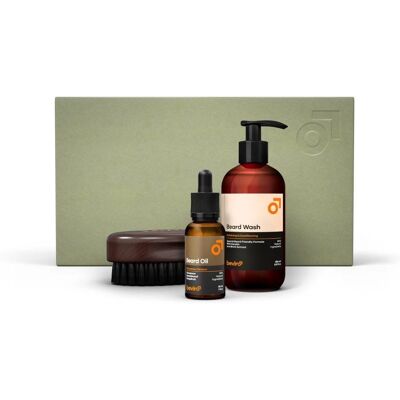 Kit cura barba Beviro Cinnamon Season - Set per uomini Kit cura barba Beviro Cinnamon Season - Set per uomini